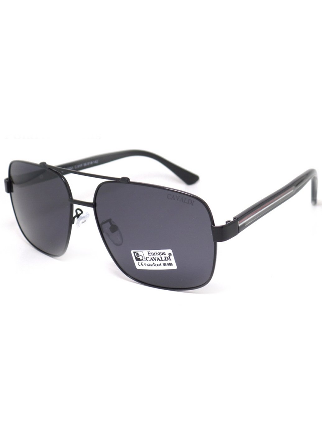 Купить Мужские солнцезащитные очки Enrique Cavaldi EC87051 150001 - Черный в интернет-магазине
