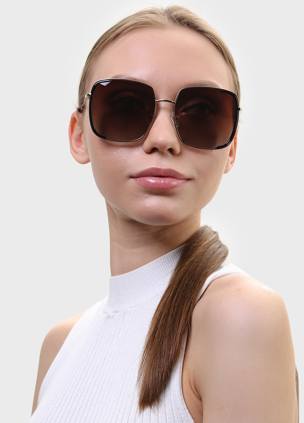 Купити Жіночі сонцезахисні окуляри Katrin Jones з поляризацією KJ0852 180048 - Золотистий в інтернет-магазині