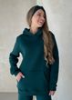 Купить Теплое худи на флисе зеленое Merlini Рона 110001002, размер 42-44 в интернет-магазине
