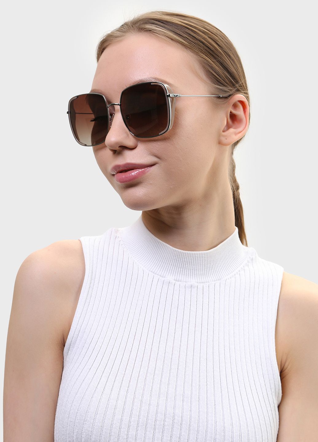 Купить Женские солнцезащитные очки Katrin Jones с поляризацией KJ0852 180049 - Бежевый в интернет-магазине