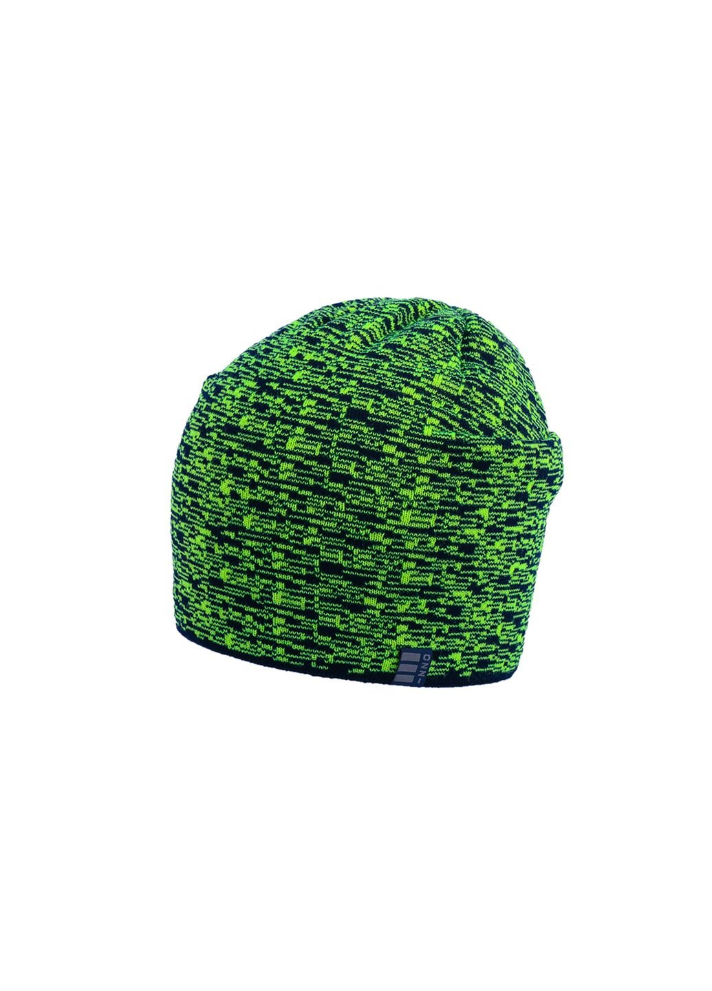 Купить Шерстяная шапка Ozzi на флисовой подкладке 220046 - Зелёный в интернет-магазине