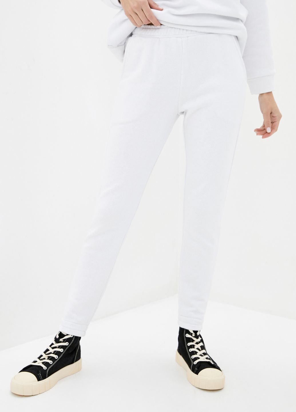 Купить Спортивные штаны женские Merlini Мадрид 600000047 - Белый, 42-44 в интернет-магазине