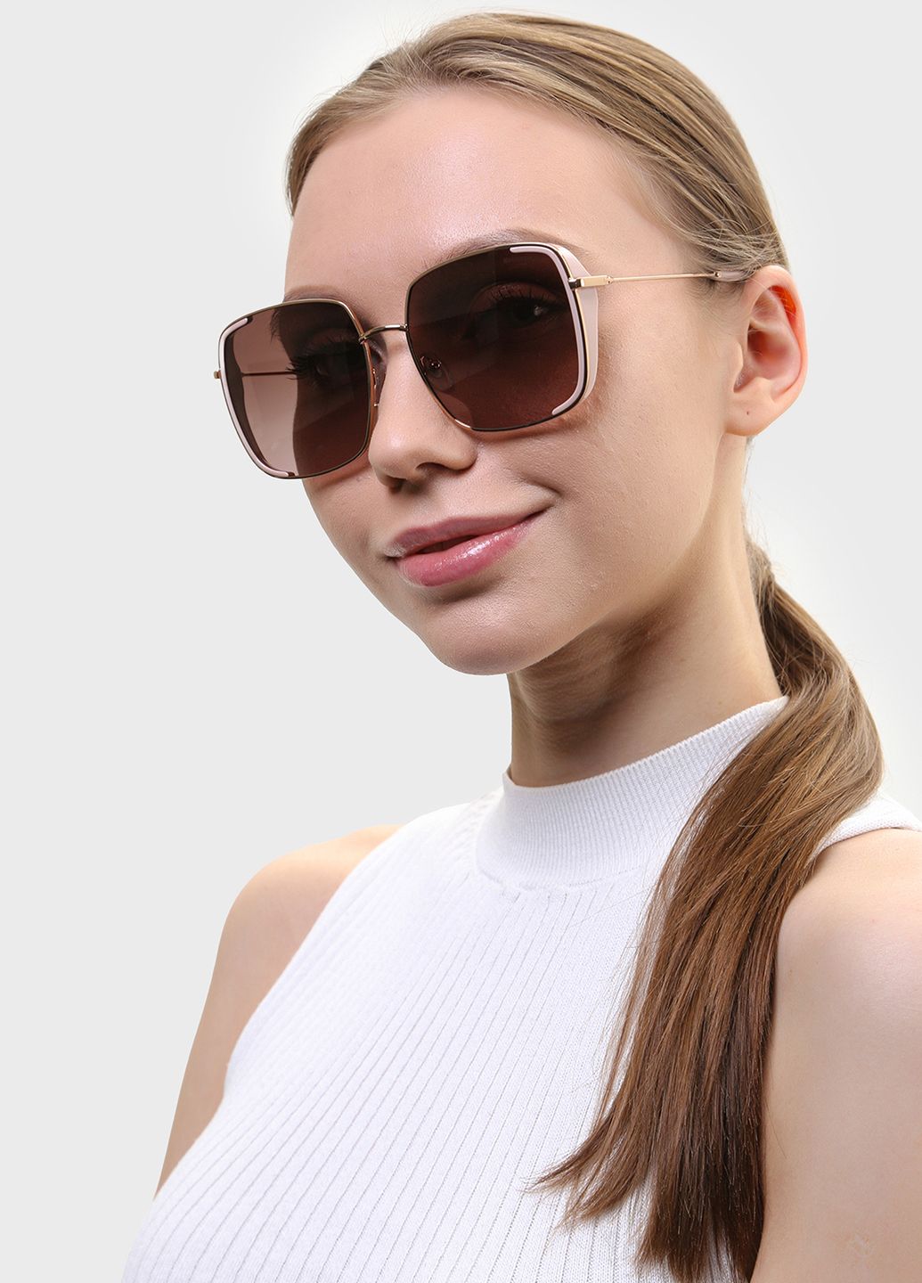 Купить Женские солнцезащитные очки Katrin Jones с поляризацией KJ0852 180050 - Золотистый в интернет-магазине