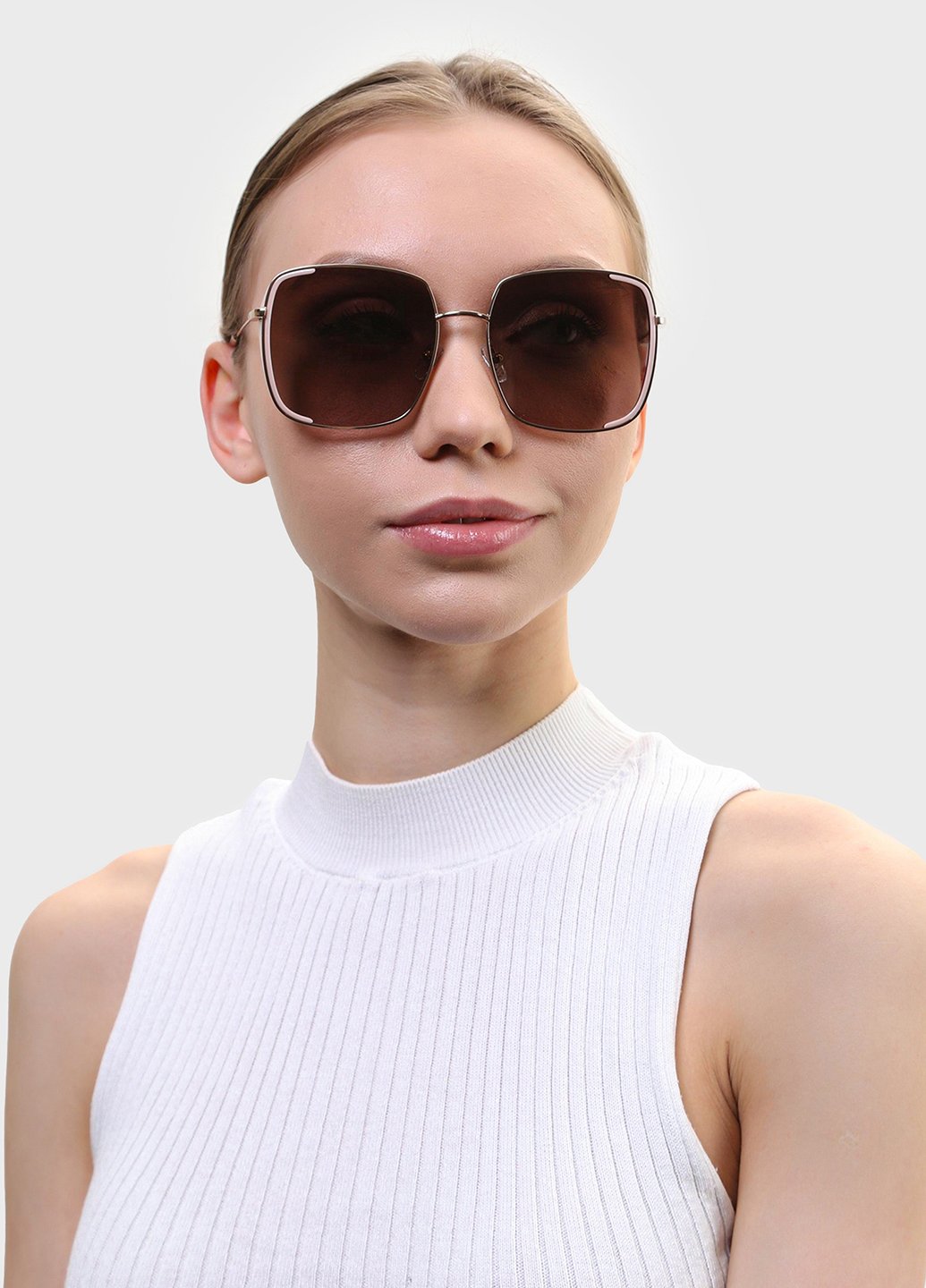 Купити Жіночі сонцезахисні окуляри Katrin Jones з поляризацією KJ0852 180050 - Золотистий в інтернет-магазині