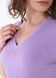 Легкая футболка женская в рубчик Merlini Корунья 800000027 - Сиреневый, 42-44