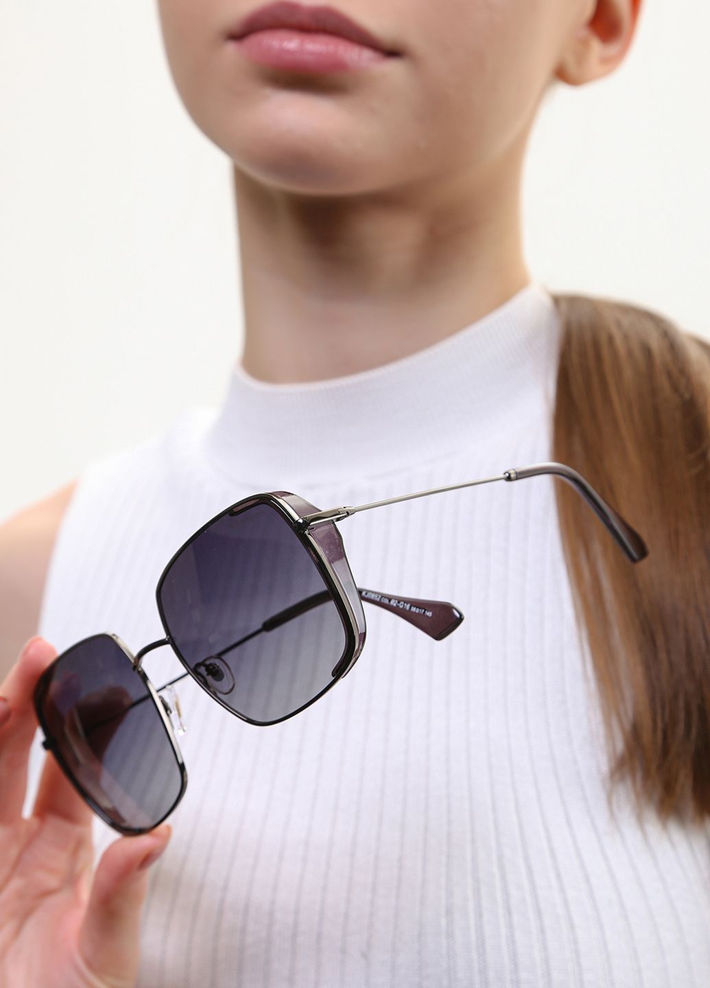 Купить Женские солнцезащитные очки Katrin Jones с поляризацией KJ0852 180051 - Черный в интернет-магазине