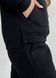 Теплый спортивный костюм на флисе с укороченным худи черный Merlini Нант 100001041, размер 42-44 (S-M)