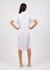 Оверсайз хлопковое платье-рубашка Merlini Руан 700000007 - Белый, 42-44