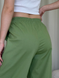Льняні штани палаццо зелені Merlini Торіо 600001205 розмір 42-44 (S-M)