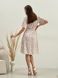 Платье летнее ниже колен в цветочек белое Merlini Мискано 700001286 размер 42-44 (S-M)