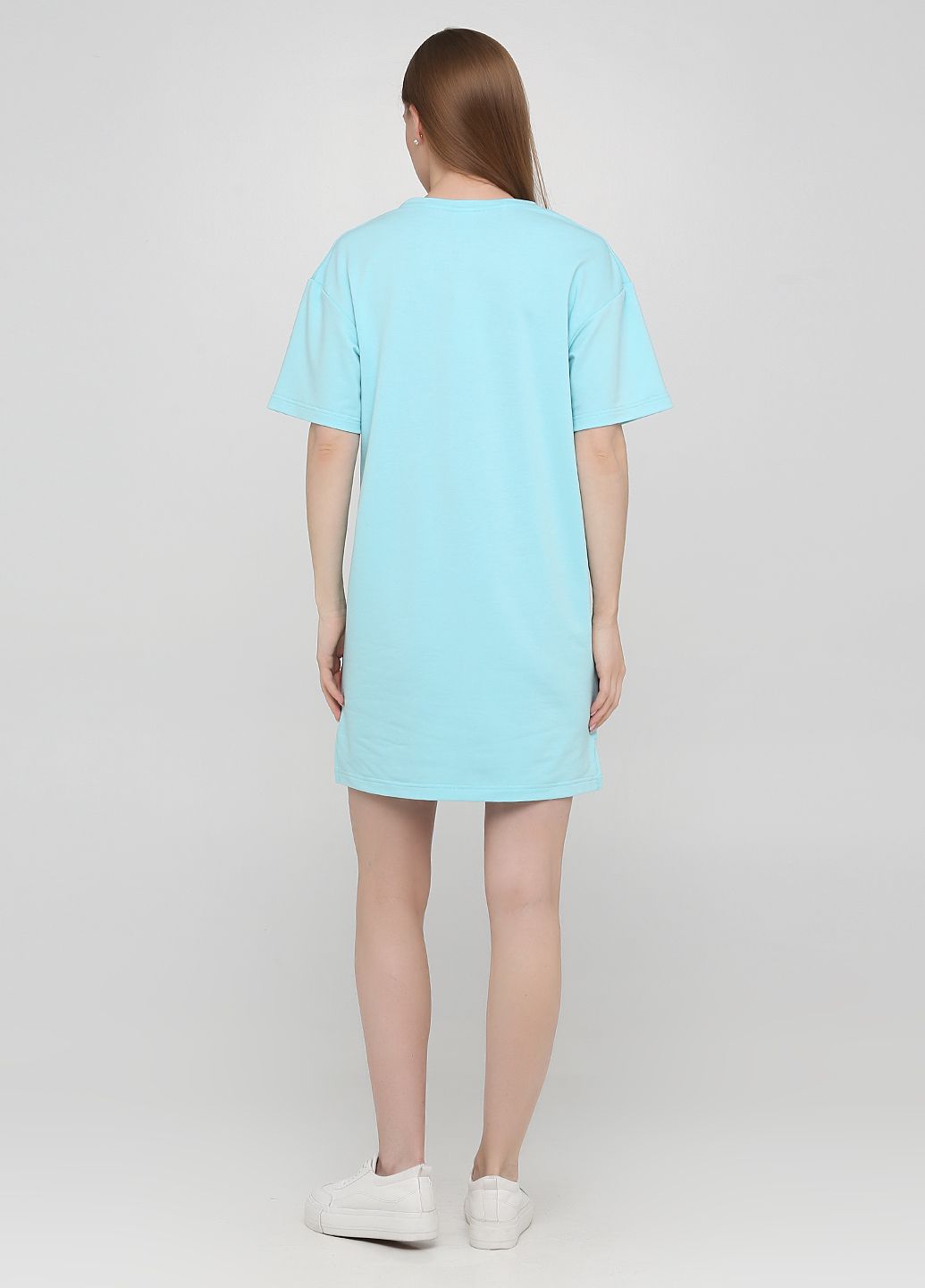 Купить Оверсайз платье Merlini Нанси 700000010 - Голубой, 42-44 в интернет-магазине