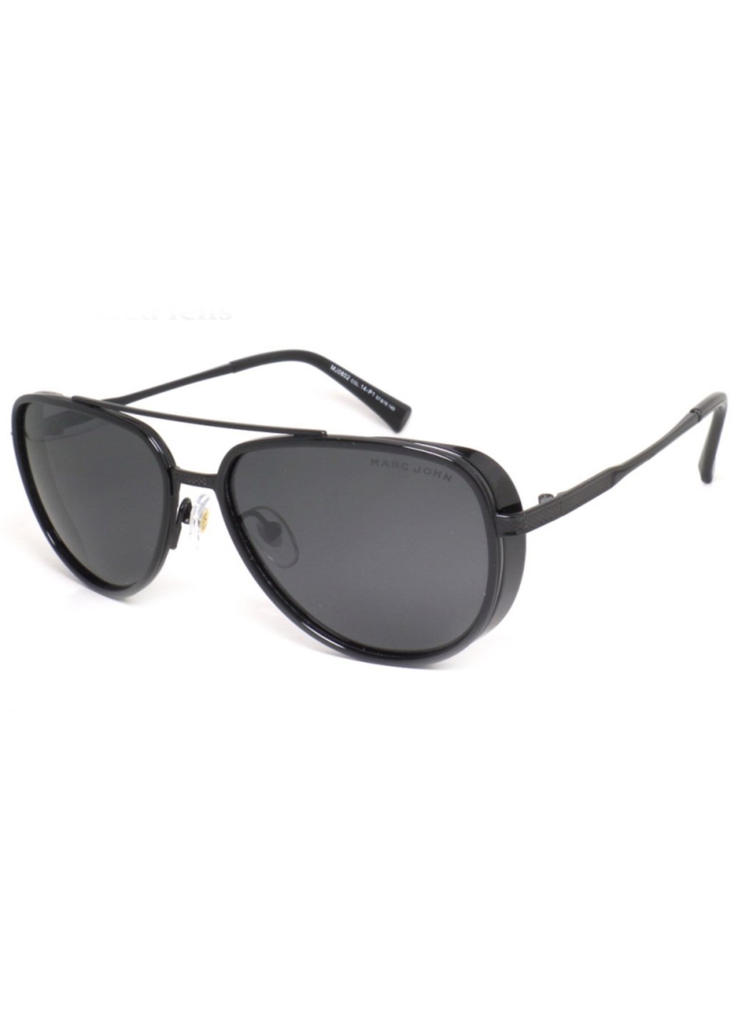 Купити Чоловічі сонцезахисні окуляри Marc John з поляризацією MJ0802 190005 - Чорний в інтернет-магазині