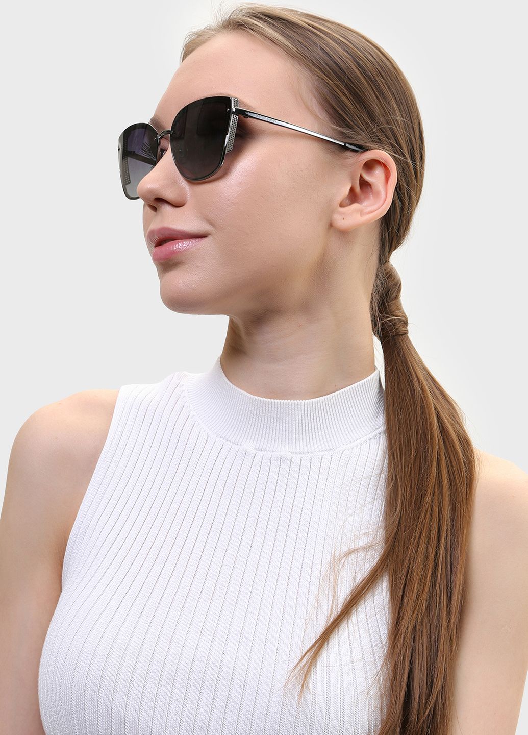 Купити Жіночі сонцезахисні окуляри Katrin Jones з поляризацією KJ0848 180053 - Чорний в інтернет-магазині