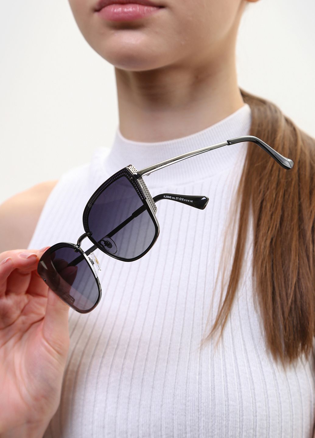 Купить Женские солнцезащитные очки Katrin Jones с поляризацией KJ0848 180053 - Черный в интернет-магазине