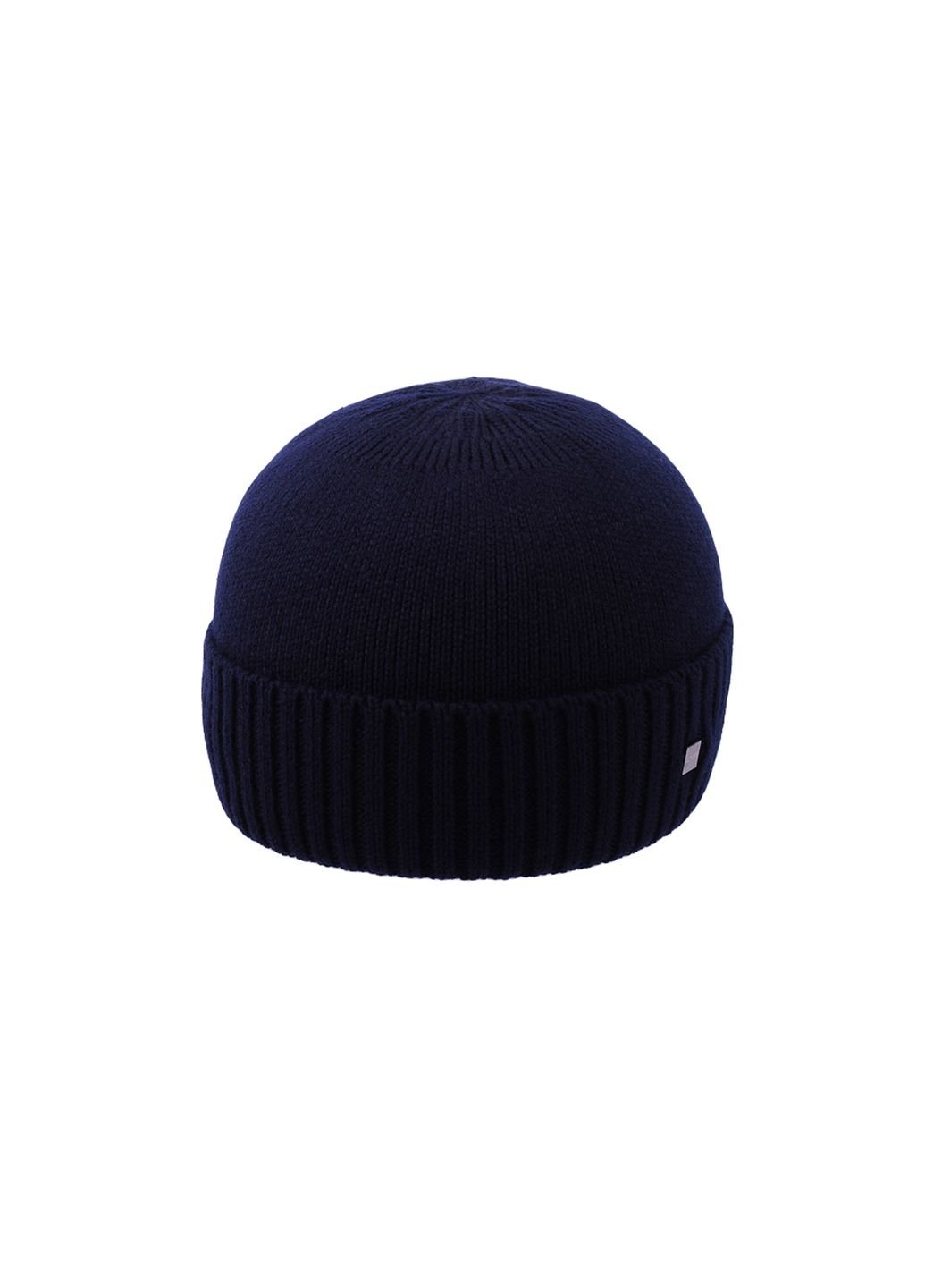 Купить Шерстяная шапка Berxon на флисовой подкладке 220006 - Синий в интернет-магазине