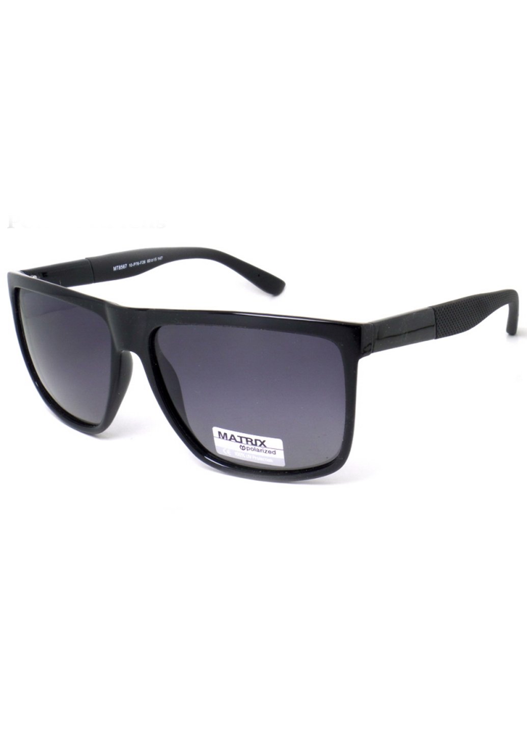 Купити Чорні чоловічі сонцезахисні окуляри Matrix з поляризацією MT8567 111009 в інтернет-магазині