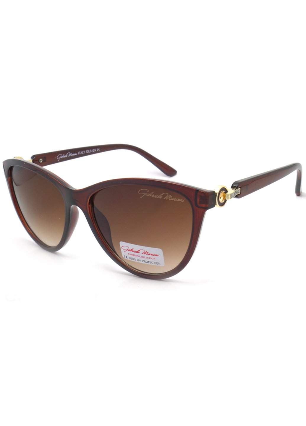 Купити Жіночі сонцезахисні окуляри Gabriela Marioni GM3449 120070 - Коричневий в інтернет-магазині