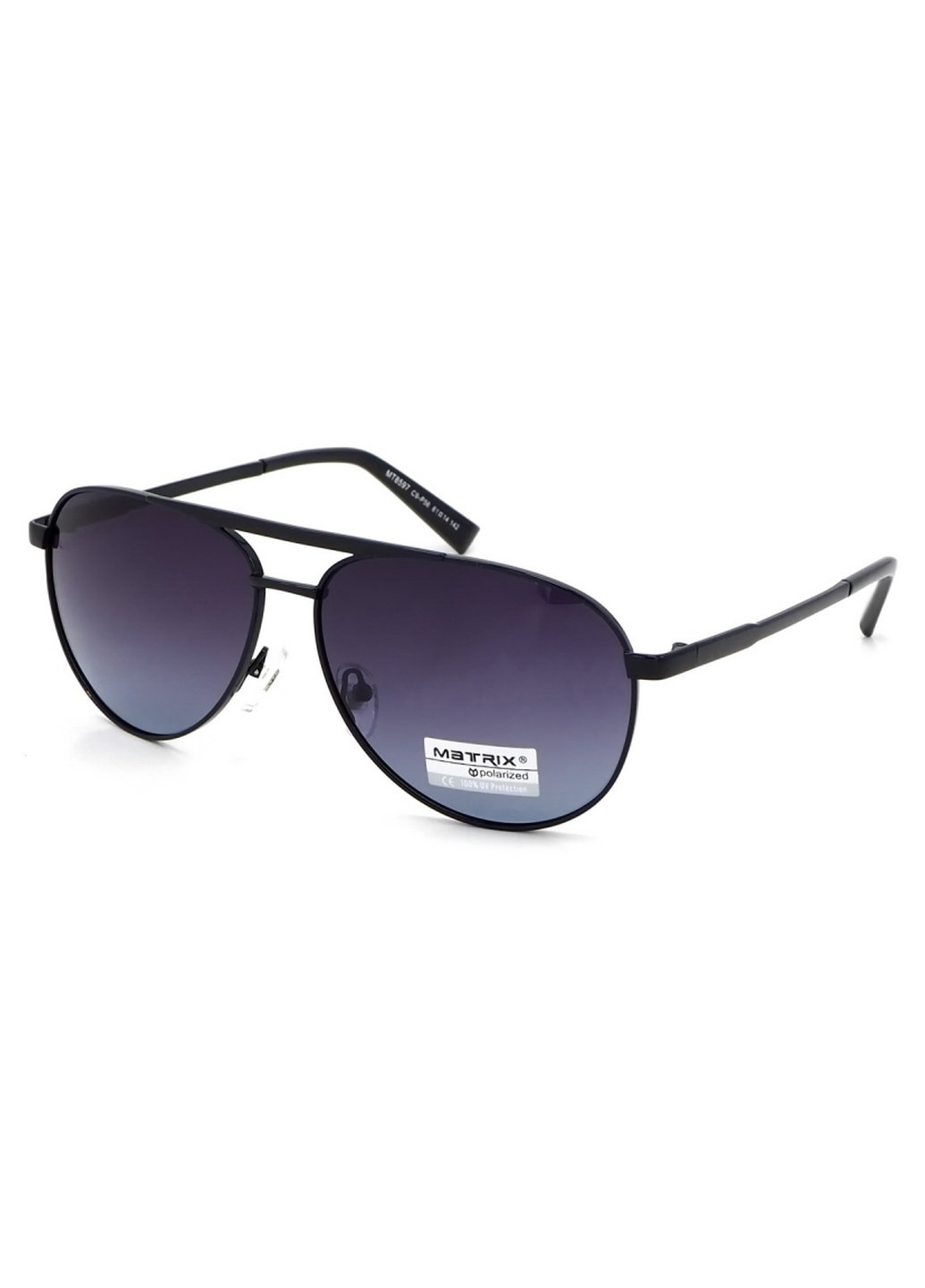 Купити Чорні чоловічі сонцезахисні окуляри Matrix з поляризацією MT8597 111010 в інтернет-магазині