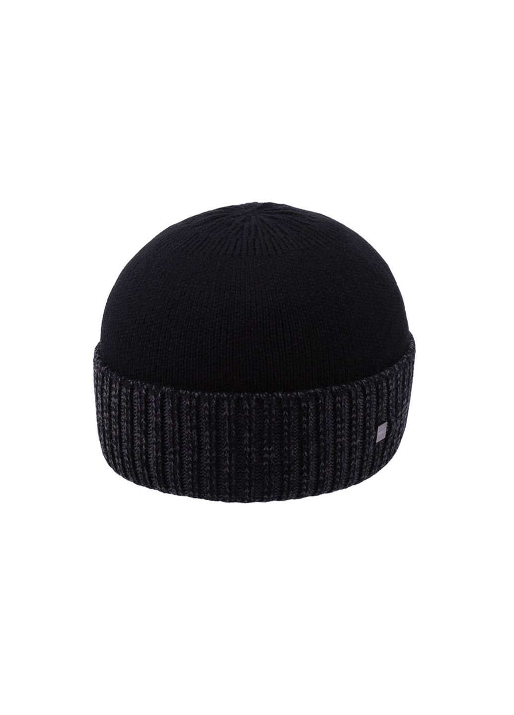 Купить Шерстяная шапка Berxon на флисовой подкладке 220007 - Черный в интернет-магазине