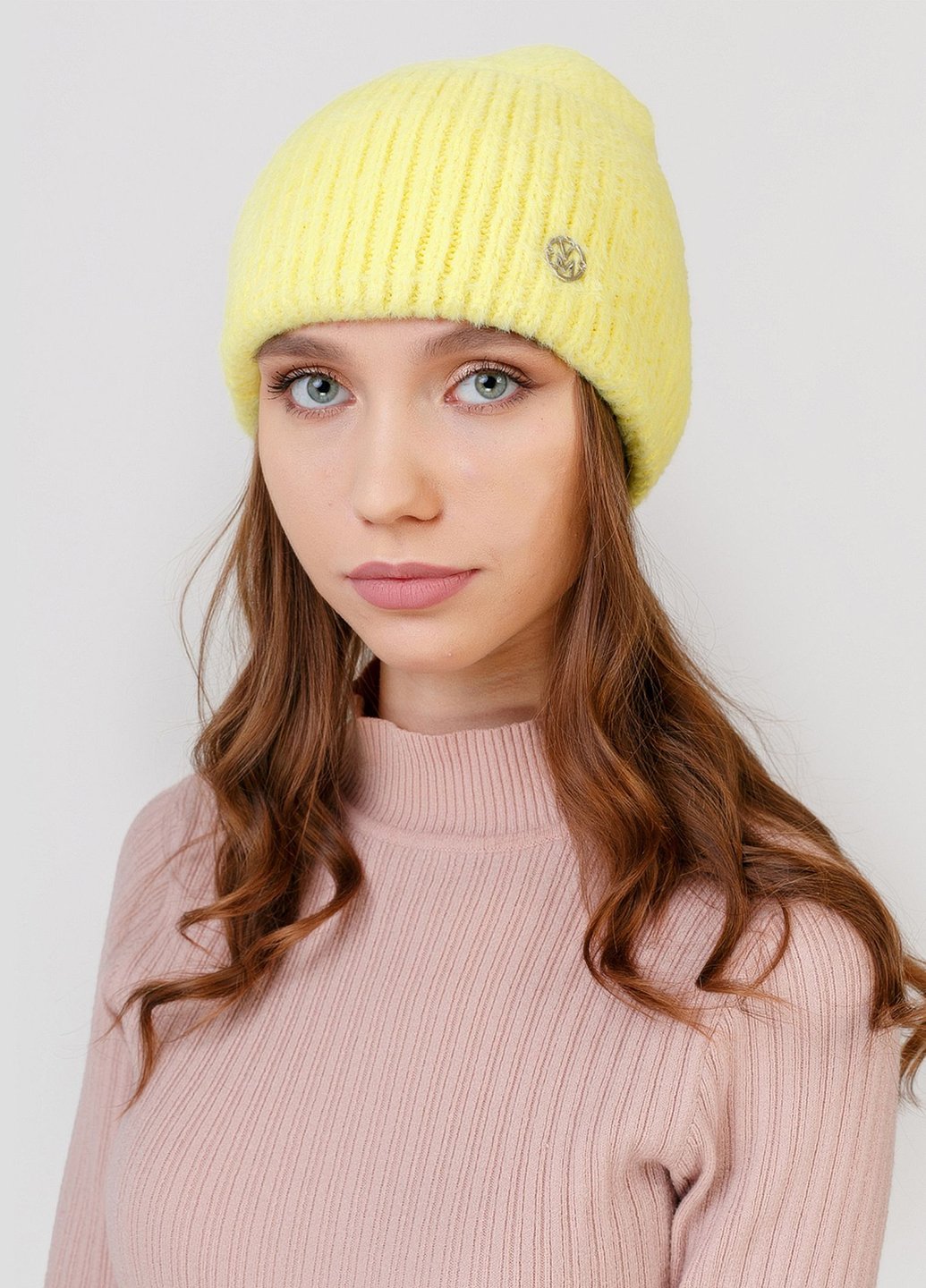 Купить Ангноровая шапка Merlini Рафаэла2022 330245 - Жёлтый в интернет-магазине