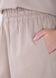 Оверсайз льняная футболка женская бежевого цвета Merlini Лацио 800000036, размер 42-44