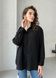 Женская классическая рубашка с длинным рукавом черная Merlini Бедуя 200000161, размер 42-44
