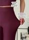 Push-up лосини з біфлексу бордові Merlini 600000442 розмір 2XL-3XL