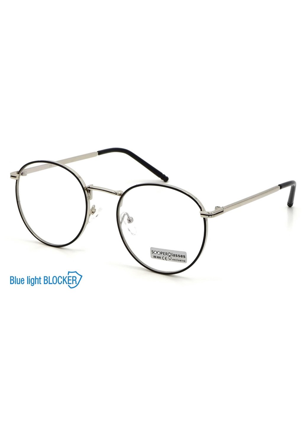 Купить Очки для работы за компьютером Cooper Glasses в серебристой оправе 124004 в интернет-магазине