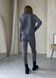 Теплый женский костюм на флисе с кофтой на молнии серый Merlini Анже 100001083, размер 42-44 (S-M)