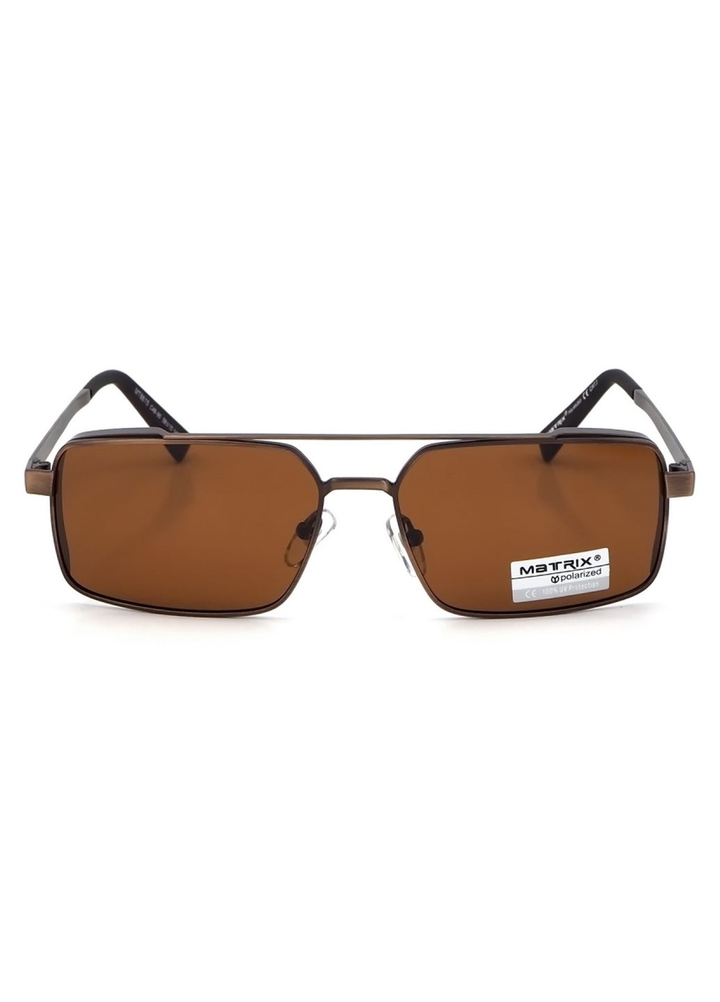 Купить Коричневые мужские солнцезащитные очки Matrix с поляризацией MT8615 111012 в интернет-магазине