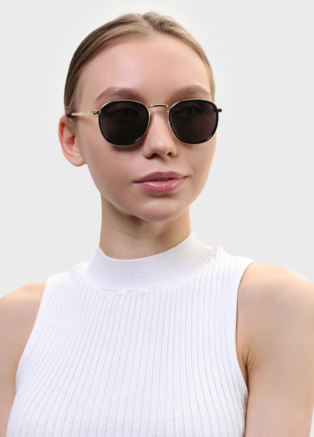 Купити Жіночі сонцезахисні окуляри Merlini з поляризацією S31812P 117024 - Золотистий в інтернет-магазині