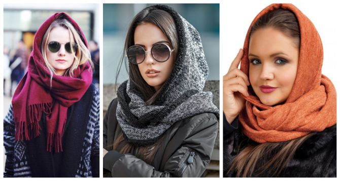 8 модных способов завязать шарф на голове: инструкции и фото