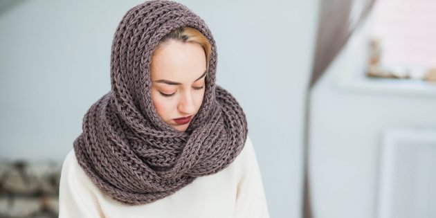 Женский шарф-снуд: что это и как его носить?